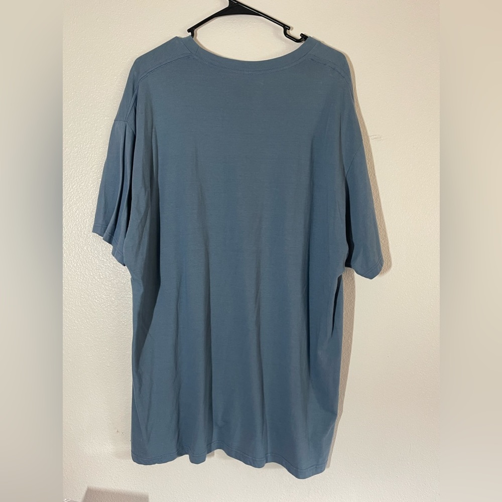 Washed Blue RVCA T-Shirt - Picture 2 of 2